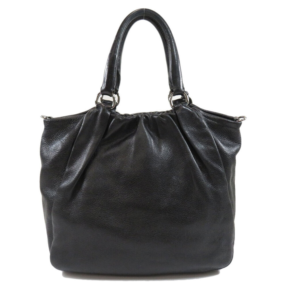 Prada Logo Handbag Calfskin